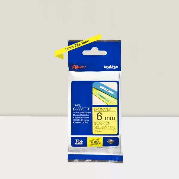 brother tze 611 labelling tape c 1